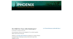 Desktop Screenshot of phoenixbankruptcynews.com